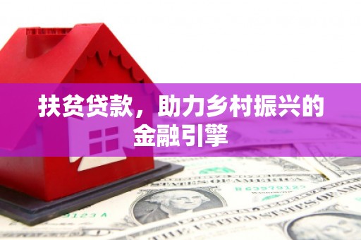 无极扶贫贷款，助力乡村振兴的金融引擎