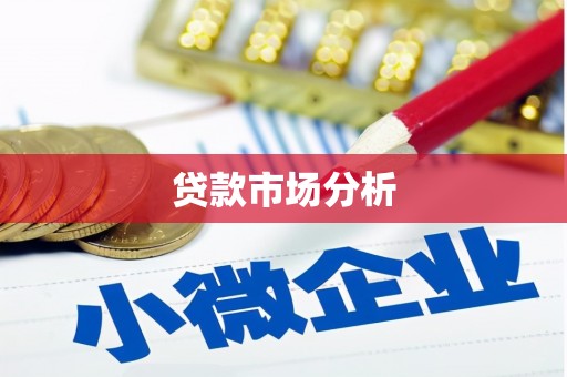 无极贷款市场分析