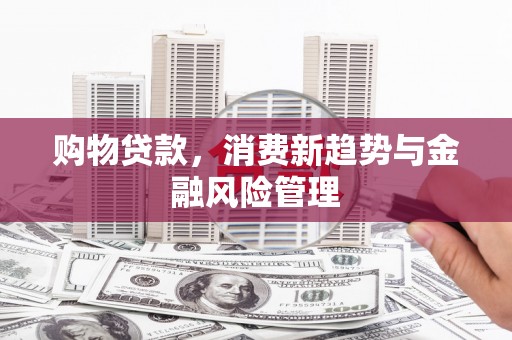 无极购物贷款，消费新趋势与金融风险管理