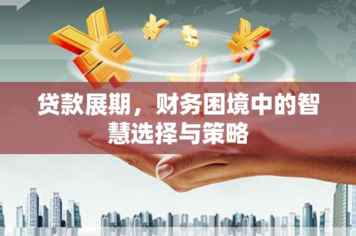 无极贷款展期，财务困境中的智慧选择与策略