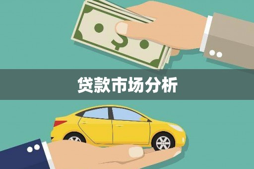 无极贷款市场分析
