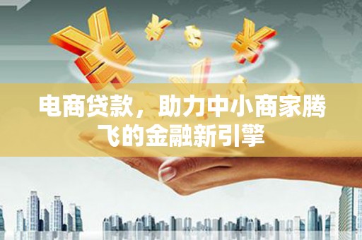 无极电商贷款，助力中小商家腾飞的金融新引擎