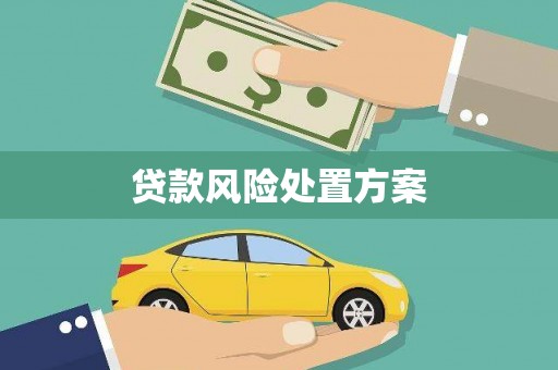 无极贷款风险处置方案