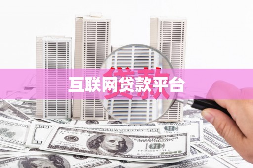 无极互联网贷款平台