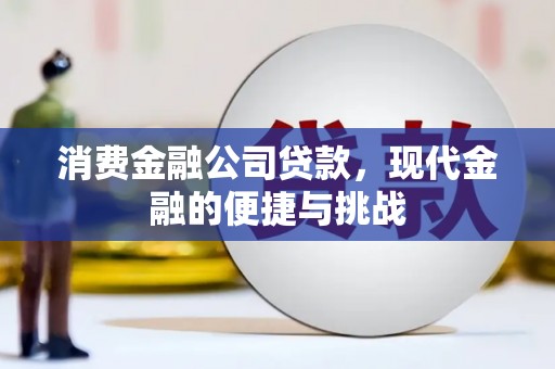 无极消费金融公司贷款，现代金融的便捷与挑战