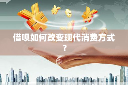 无极借呗如何改变现代消费方式？