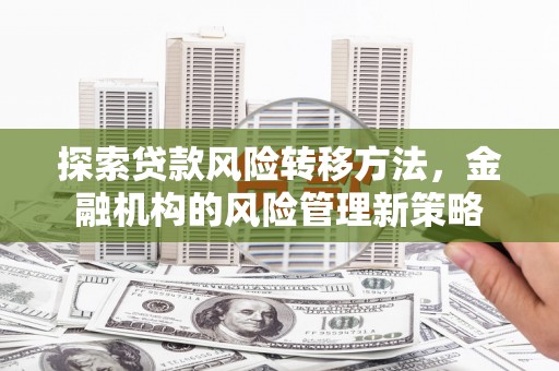 无极探索贷款风险转移方法，金融机构的风险管理新策略