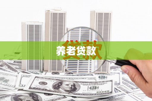 无极养老贷款