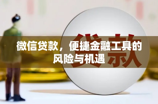无极微信贷款，便捷金融工具的风险与机遇