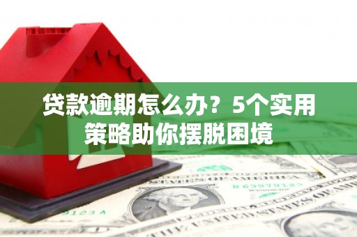 无极贷款逾期怎么办？5个实用策略助你摆脱困境