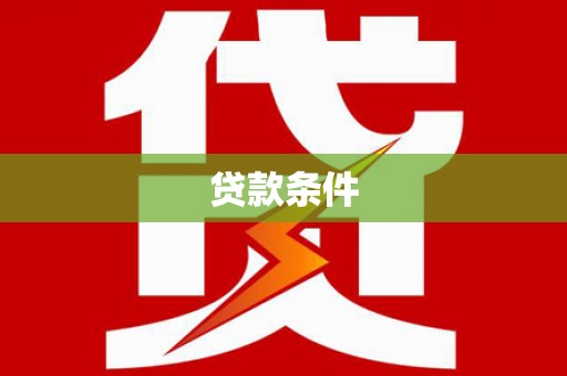 无极贷款条件