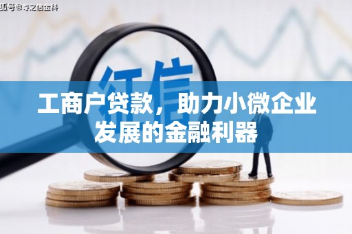 无极工商户贷款，助力小微企业发展的金融利器