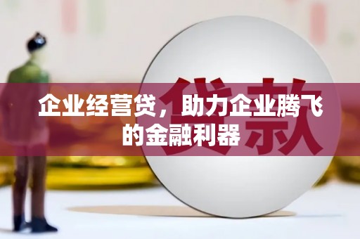 无极企业经营贷，助力企业腾飞的金融利器