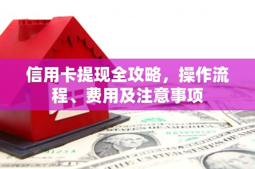 无极信用卡提现全攻略，操作流程、费用及注意事项
