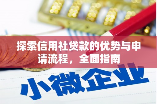 无极探索信用社贷款的优势与申请流程，全面指南