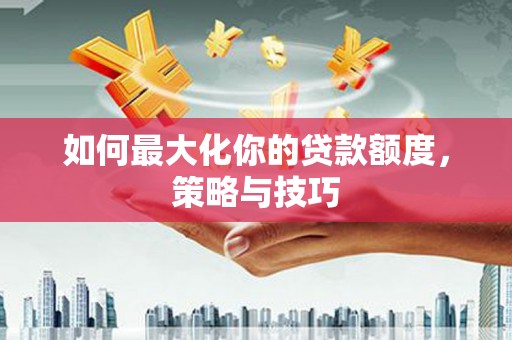 无极如何最大化你的贷款额度，策略与技巧