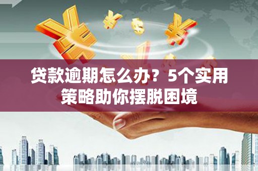 无极贷款逾期怎么办？5个实用策略助你摆脱困境