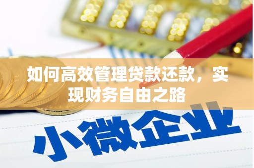 无极如何高效管理贷款还款，实现财务自由之路