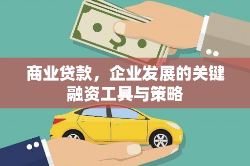 无极商业贷款，企业发展的关键融资工具与策略