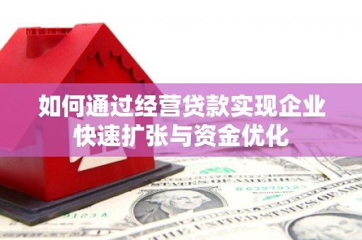 无极如何通过经营贷款实现企业快速扩张与资金优化