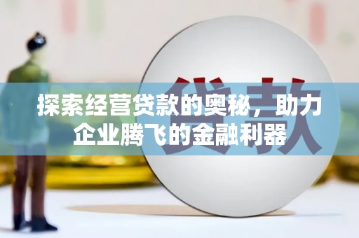 无极探索经营贷款的奥秘，助力企业腾飞的金融利器