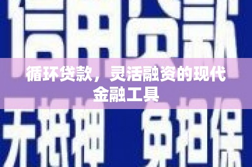 无极循环贷款，灵活融资的现代金融工具