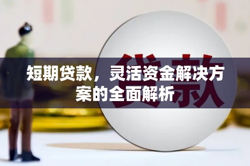 无极短期贷款，灵活资金解决方案的全面解析