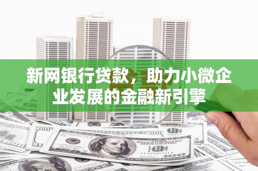 无极新网银行贷款，助力小微企业发展的金融新引擎