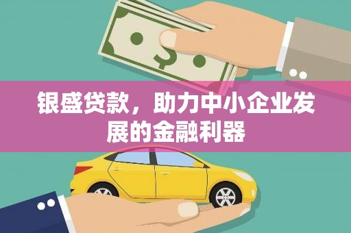 无极银盛贷款，助力中小企业发展的金融利器