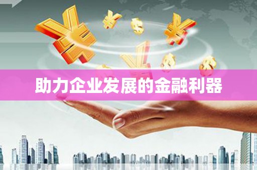 无极助力企业发展的金融利器