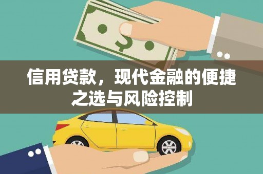 无极信用贷款，现代金融的便捷之选与风险控制