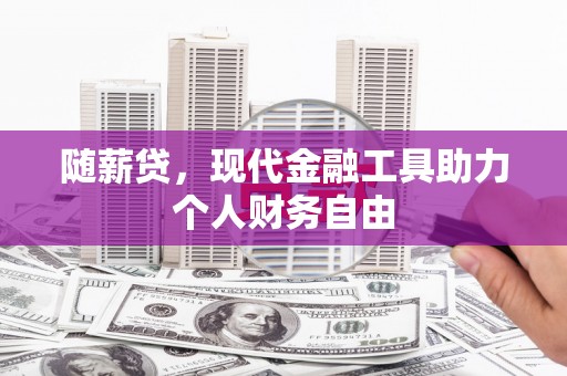 无极随薪贷，现代金融工具助力个人财务自由