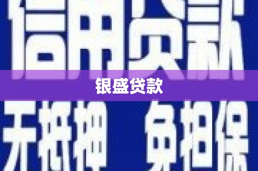 无极银盛贷款