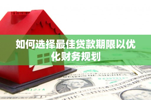 无极如何选择最佳贷款期限以优化财务规划