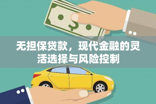 无极无担保贷款，现代金融的灵活选择与风险控制