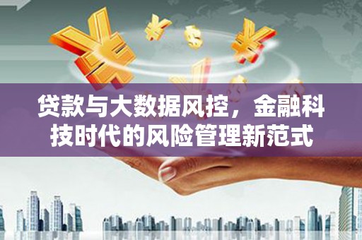 无极贷款与大数据风控，金融科技时代的风险管理新范式