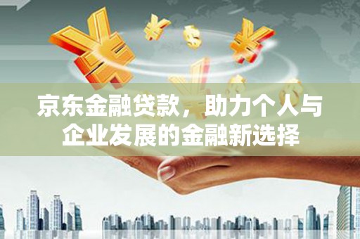 无极京东金融贷款，助力个人与企业发展的金融新选择
