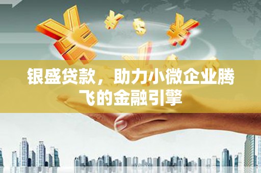 无极银盛贷款，助力小微企业腾飞的金融引擎