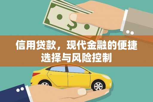 无极信用贷款，现代金融的便捷选择与风险控制