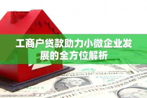 无极工商户贷款助力小微企业发展的全方位解析