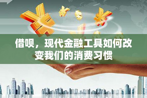 无极借呗，现代金融工具如何改变我们的消费习惯