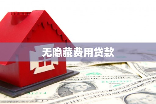无极无隐藏费用贷款