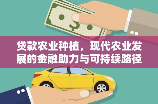 无极贷款农业种植，现代农业发展的金融助力与可持续路径