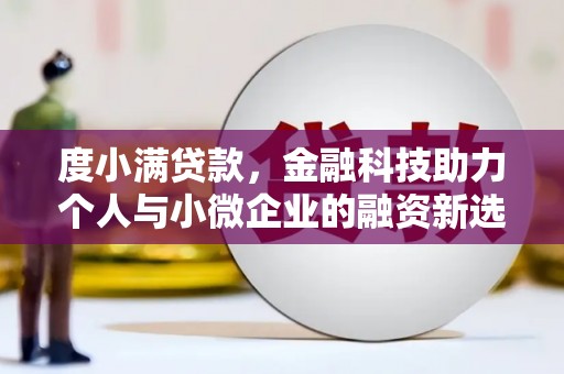 无极度小满贷款，金融科技助力个人与小微企业的融资新选择