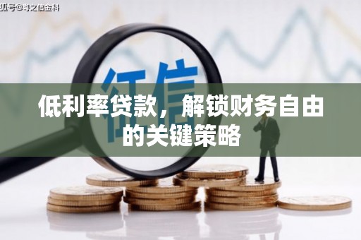 无极低利率贷款，解锁财务自由的关键策略