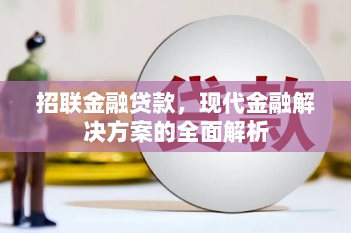 无极招联金融贷款，现代金融解决方案的全面解析