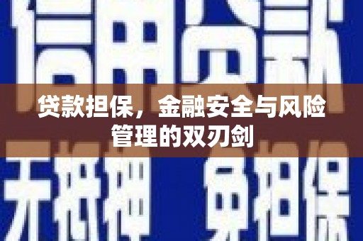 无极贷款担保，金融安全与风险管理的双刃剑