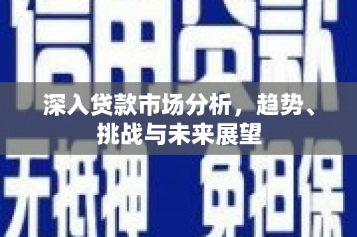 无极深入贷款市场分析，趋势、挑战与未来展望