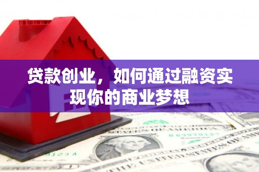 无极贷款创业，如何通过融资实现你的商业梦想