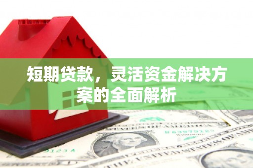 无极短期贷款，灵活资金解决方案的全面解析